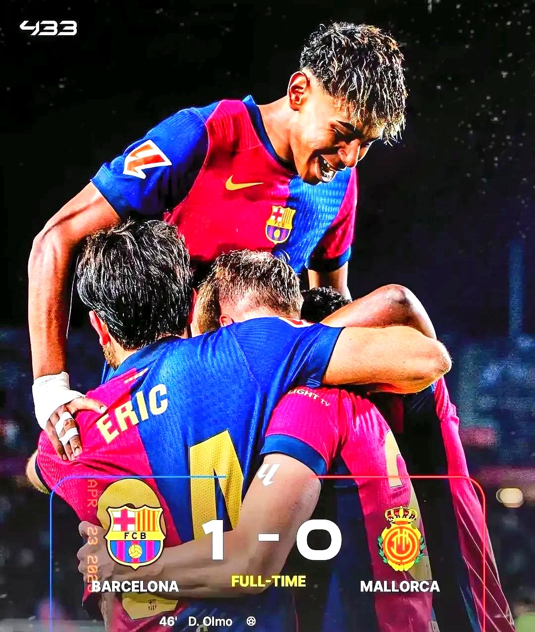 关于巴塞罗那客场大胜，提前晋级悬念解除！的信息